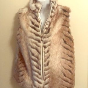 Beautiful Faux Fur Vest from Dillards